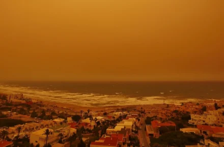 Storm Celia brings in Saharan dust that turns skies yellow in Spains Costa Blanca